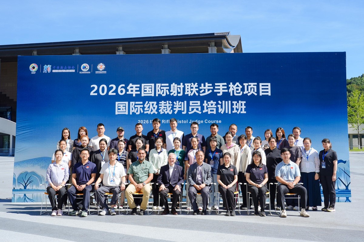 ISSF Judges Course prepares officials ahead of Hangzhou World Cup